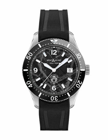 Montblanc 1858 Iced Sea Automatic Date ref:129372 Herenhorloge 41mm