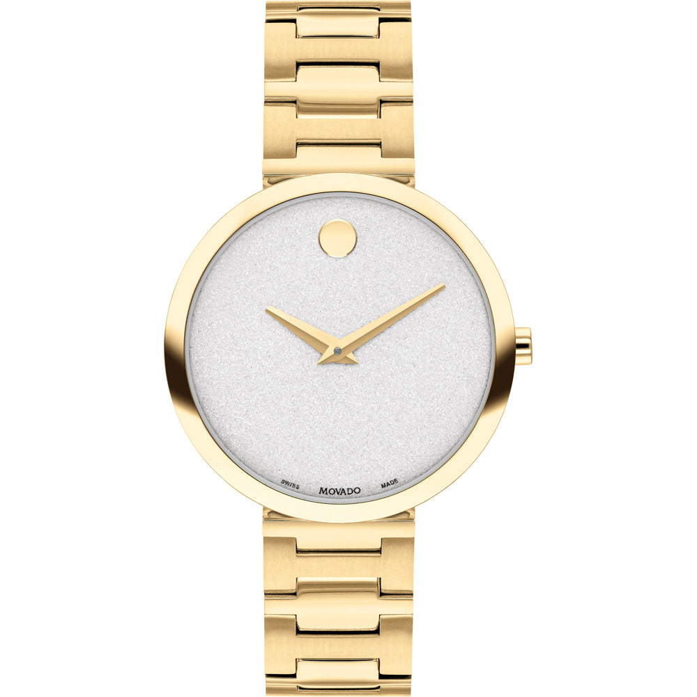 Movado Museum Classic Goudkleurig Dameshorloge 32mm