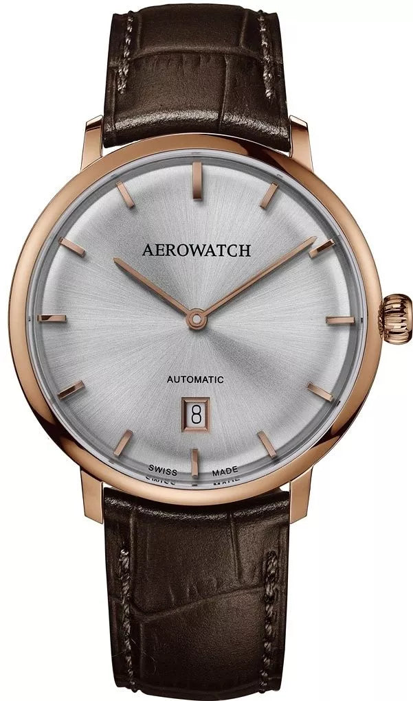 Aerowatch Heritage Slim Automatisch Herenhorloge 40mm