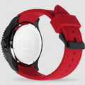 Ice Watch ICE Steel Black Red Herenhorloge 44mm - horlogeoutlet.nl