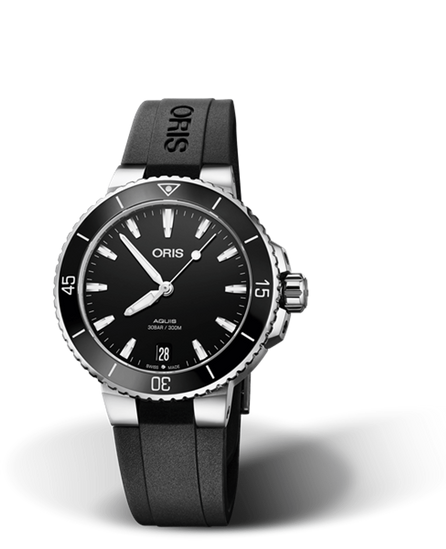 Oris Aquis Date Black Dial Dameshorloge 36,5mm