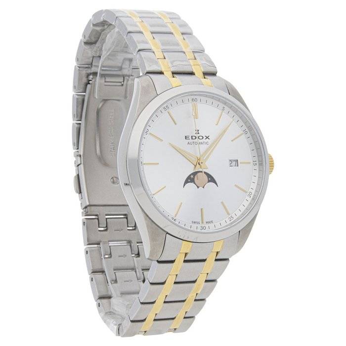 Edox Les Vauberts 80505-357JM-AID Swiss Made Herenhorloge 42mm