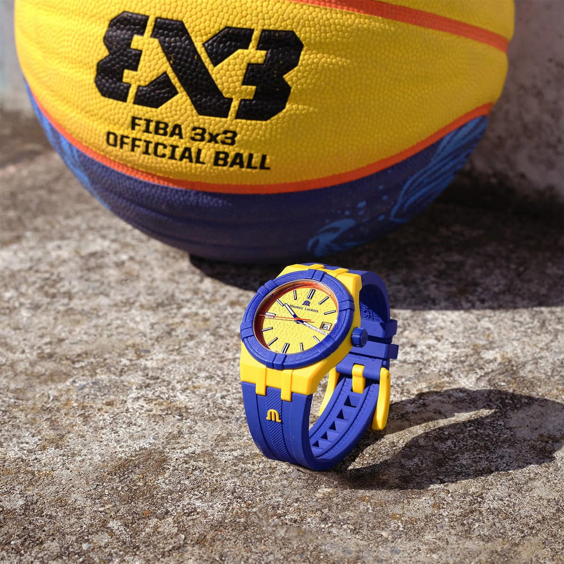 Maurice Lacroix Les Historiques AI2008-70070-300-0 A Aikon #Tide FIBA 3x3 Horloge 40mm