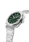 Alpina Automatic Green Dial Herenhorloge met 41mm roestvrijstalen kast en Zwitsers uurwerk. Luxe herenhorloge met groene wijzerplaat en datumfunctie.