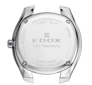 EDOX LES BÉMONTS 57004 3 BUIN Swiss Made Dameshorloge 30mm