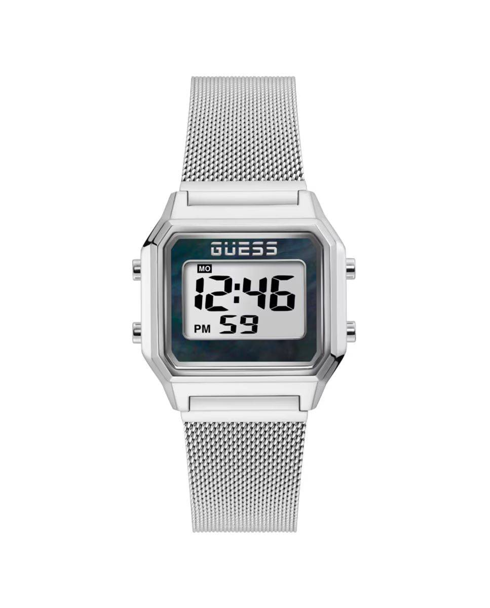 Stijlvol Guess Herenhorloge Grijs RVS - 37-40mm