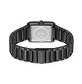 Achteraanzicht van de Hugo Boss Orange Thrive HU1530356 herenhorloge 30x40mm met zwarte roestvrijstalen schakelband. Luxe accessoire voor heren.