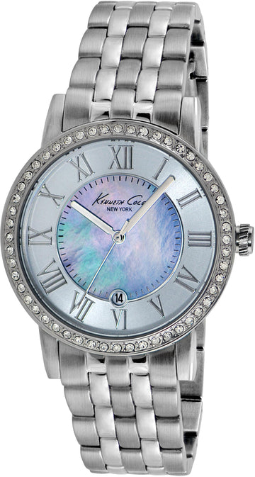 Kenneth Cole Dameshorloge Zilverkleurig RVS 36 mm