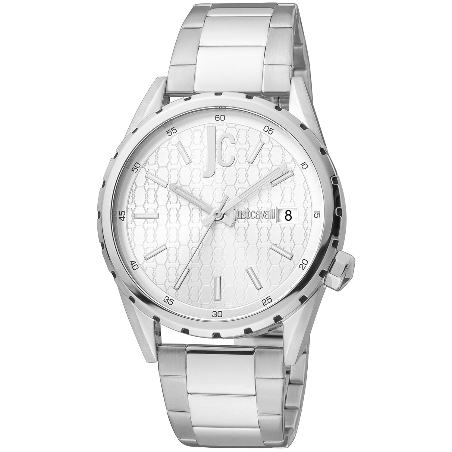 Just Cavalli Herenhorloge Grijs RVS, 41-45mm