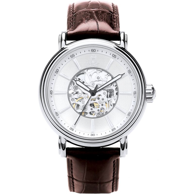 Royal London Herenhorloge Automaat Skeleton 41145-01 44mm