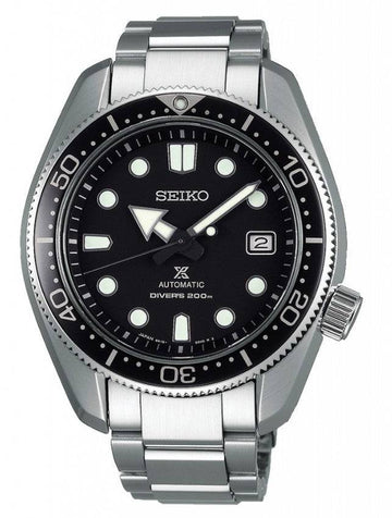 Seiko Prospex Herenhorloge SPB077J1EST 44mm met zwart duikhorloge-design, automatische 6R15 uurwerk en roestvrijstalen band. Waterdicht tot 200m.