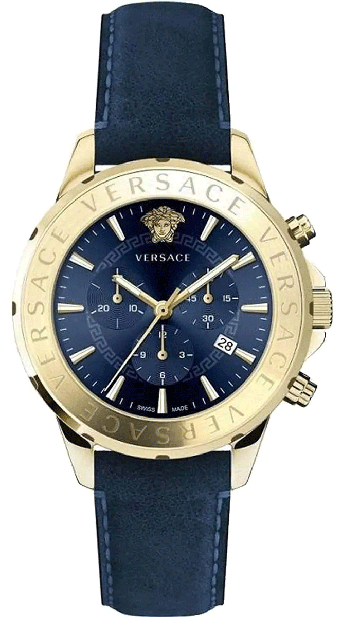 Versace Signature Swiss Made Chronograaf Herenhorloge VEV601423 44mm