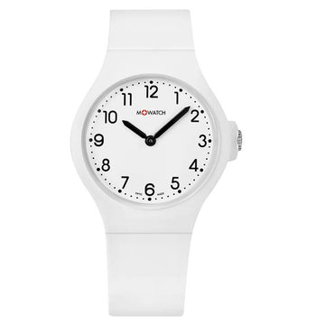 M Watch by Mondaine - Swiss Made Unisex Horloge Wit 37mm