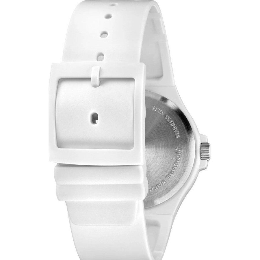 M Watch by Mondaine - Swiss Made Unisex Horloge Wit 37mm