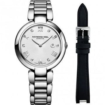 Raymond Weil Shine Dameshorloge Staal Saffier 32mm