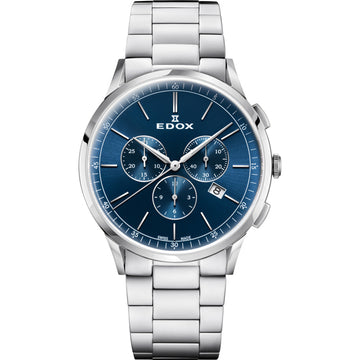 Edox Les Vaubert Chrono 10236 3M Buin Herenhorloge 42mm