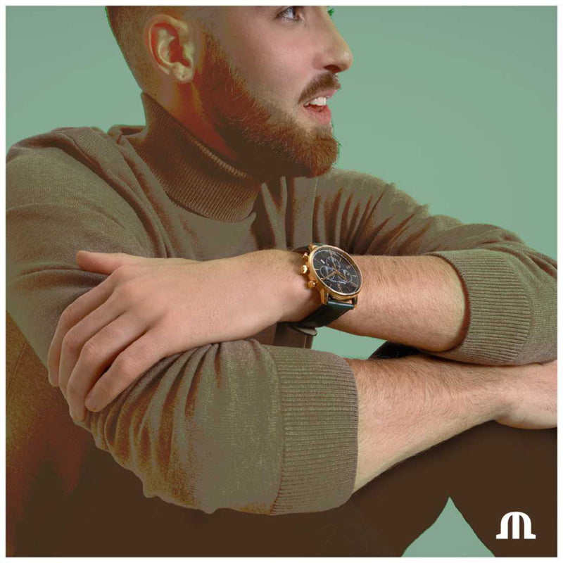 Maurice Lacroix EL1098-PVP01-620-5 Eliros Chrono Herenhorloge 40mm
