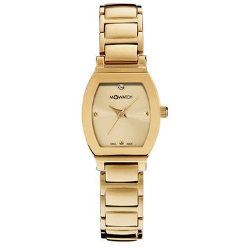 M Watch van Mondaine Goudkleurig Dameshorloge 22mm