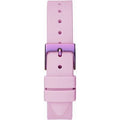 Roze siliconen horlogebandje met paarse gesp van de Guess Mini Wonderlust Horloge 34mm - GW0678L3. Perfecte vervanging voor dameshorloges.
