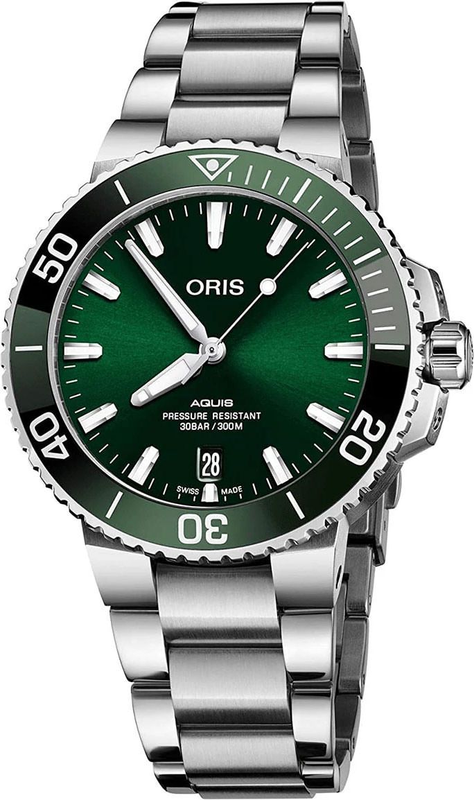 Oris Aquis Automatic Groen Herenhorloge 41,5mm 30ATM